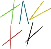Yardwe 5 Pairs Drumsticks for Percussion Instruments Durable and Comfortable Grip for Beginners for Practice and Performance