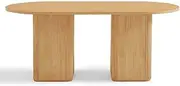 Kate 6 Seater Column Dining Table in Natural