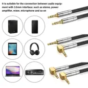 3.5mm Auditory Cable Gold Plated Connectors Speakers Extension Cord Option