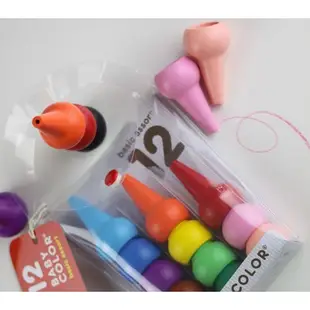 BABY COLOR 幼兒用-積木造型色筆-12色