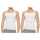 Holeproof 2 Pack All Season Waffle Knit Mens Singlet Tank Top Undergarment Vest