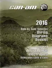 Genuine Can-Am Service/Repair Wiring Diagram Manual 2016 Maverick 1000