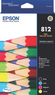 Epson 812 - Std Capacity DURABrite Ultra - Ink Cartridge Value Pack