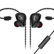 Zs3 Wire-Controlled In-Ear Mega Bass Hifi Earphone With Microphone (Black)