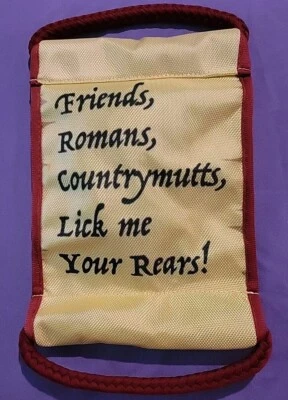 Bark Box Dog Toy Bark Antony's Scroll Crinkly Disc Squeakers Tug Rope NWT