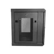 StarTech RK9WALM 2 Post 9U Wall Mount Network Cabinet Vented Enclosure +1U Shelf