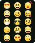 Queen Emoji Emoticon Smile Cool Love Mink Faux Fur Fleece Blanket Luxury Plush