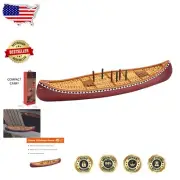 Canoe Style Hand-Painted Resin Cribbage Board - Family Game Night Essential
