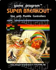 Atari 2600 Replacement Label - Super Breakout