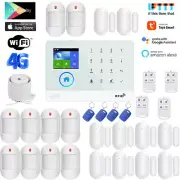 K05 WIFI 4G Internet TUYA APP Wireless Wired Home Security Burglar Alarm System