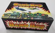 72 EXPLODING BOMB BAGS six Dozen New WITH DISPLAY CASE PLAY ARMY WAR Kids Toys