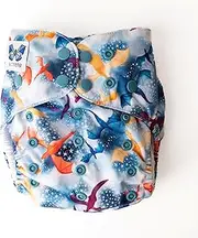 Monarch Reusable Pocket Cloth Nappy, Fire & Ice