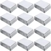12 Pack Silver Reflective Mylar Film, Garden Greenhouse Covering Foil Sheets, 83
