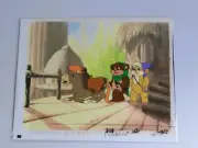 Star Wars Animated Lucasfilm Production Cel Ewoks: Wicket Warrick & Teebo Y85