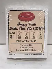 NEW Brew•Opoly Property Cards Glass & Bottle Card Replacement Pack