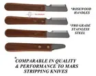 PRO STRIPPING KNIFE DOG GROOMING Hair Coat Fur Stripper Carding*Compare to Mars