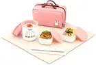 Miffy THERMOS Lunch Box set Chopsticks & Pouch Pink DBQ-255B LP NEW limited