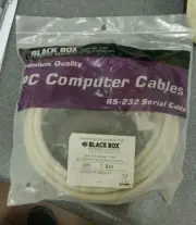 BLACK BOX EYN257T-0006-FF DB9 SERIAL NULL-MODEM Female to Female Cable - NEW!