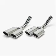 Exhaust Tail Pipe For Benz G-Class W463 G500/G63/G550 1 Pair Auto Car Exhaust Pipe Tip Muffler Stainless Steel Trim Tail Throat Exhaust Tip