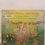 二手書📗英文繪本SAFE, WARM, AND SNUG//JOSE ARUEGO//動物