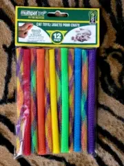 Cat Toy Straws 12 pack Multipet New!