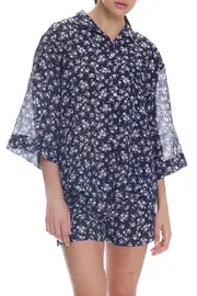 Cotton Silk Potager Boxer Pj Set--PAP-21242