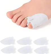 Skeerthy Pinky Toe Separators, Little Toe Spacers, 6 Pieces Small Toe Separators for Overlapping Toes Relieve Pain from Friction and Pressure Foot Care Tool
