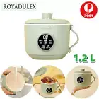 ROYADULEX Electric Rice Cooker 1.2L Mini Cook Cooking Steamer Soup Non Stick Pot