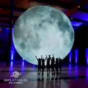 Inflatable Giant Moon Ball Earth Globe Balloon Illumination LED Solar Planet Box
