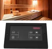 Sauna Control Panel, Steam Generator,Sauna Temperature Controller Home Digital Steam Generator Controller Wall Mounted Control Box Controller (Black)