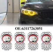 4 Pcs Yellow Daytime Running Light Module For BWM 428i 435i 440i 430i 2014-2017, (for: BMW)