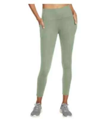 Skechers Women's 7/8 GOWALK Tight UPF 40+ (Green, Medium)