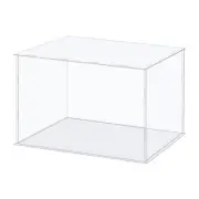 Acrylic Display Case Box Transparent Dustproof Collectibles Showcase 41x31x26cm