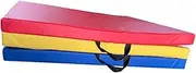 STARTIST Exercise Mat Gymnastics Mat Tri Fold Waterproof for Women Men with Carrying Handles Foldable Pad for Core Workouts