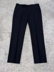 Nautica Dress Pants Size 41x37 Uncut Black Flat Front NWT (9)