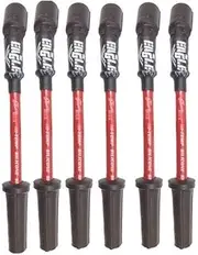 E1056151R 6 Cylinder Iginition Lead Kit for Ford, 10.5 mm, Red