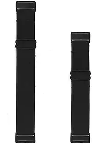 Adjustable Elastic Wrist Band/Ankle Band for Compatible with Fitbit Charge 5/6 Fitness Tracker, Stretchy Band for Men and Women (Black)