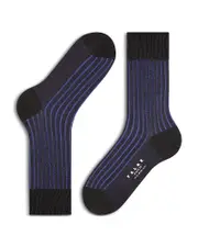 Falke Shadow Mercerized Cotton & Nylon Dress Socks