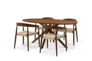 Brighton Oval Dining Table with Austen Chair Set
