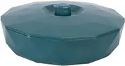 Fruit And Produce Storage Basket Household Fruit Plate With Cover Compartment Imitation Porcelain Dried Fruit Box Candy Box Dried Fruit Plate Nuts Living Room Snack Storage Box Suitable For Kitchen Co