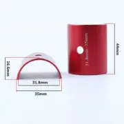 Red Handlebar Stem Reducer Replacement Aluminum Alloy Bicycle Converter