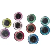 110PCS/Set Plastic Eyes and Gasket Safety Animal Eyes Colorful Shark Eyes for Teddy Bear Doll Stuffed Animals Puppet Doll Making (Assorted Color)