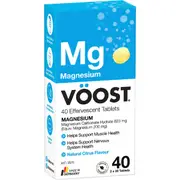 Voost Effervescent Magnesium Tablets 40 pack