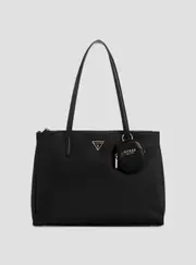 GUESS Women's Black Power Play Tote Bag