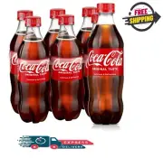Coca-Cola Soda Soft Drink, 16.9 fl oz, 6 Pack; Fresh New, Fast Free Shipping