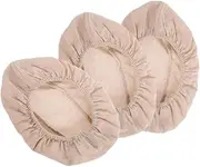 Totority 3 Pcs Sourdough Basket Covers: Oval Bread Proofing Basket Cloth Liner Set For Baking Country Style Dough Fermentation Liners Home Picnic Use