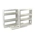 Cabinet Folding Organizer Sliding Spice Rack Organizer Kitchen Rotating4155