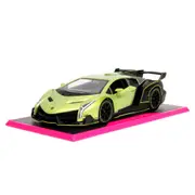 Jada 1:24 Scale Pink Slips Lamborghini Veneno Diecast Vehicle Model