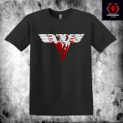 Van Halen Heavy Metal Rock Band Logo Tee Unisex Heavy Cotton T-SHIRT S-3XL