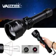 Infrared IR Flashlight 850nm LED Hunting Light Night Vision Torch Zoomable Lamp